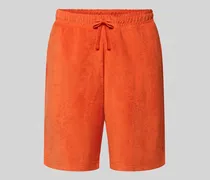 Loose Fit Sweatshorts aus reiner Baumwolle Modell 'TOWELLING SWEATSHORTS