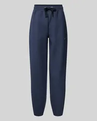 HUGO BOSS Tapered Fit Sweatpants mit Label-Detail Modell 'Ebrandi Marine