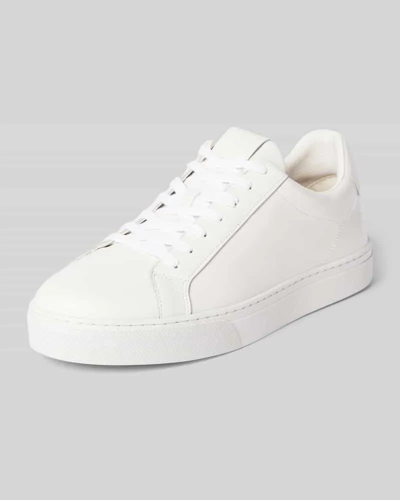 Marc O'Polo Low Top Sneaker aus echtem Leder Weiss