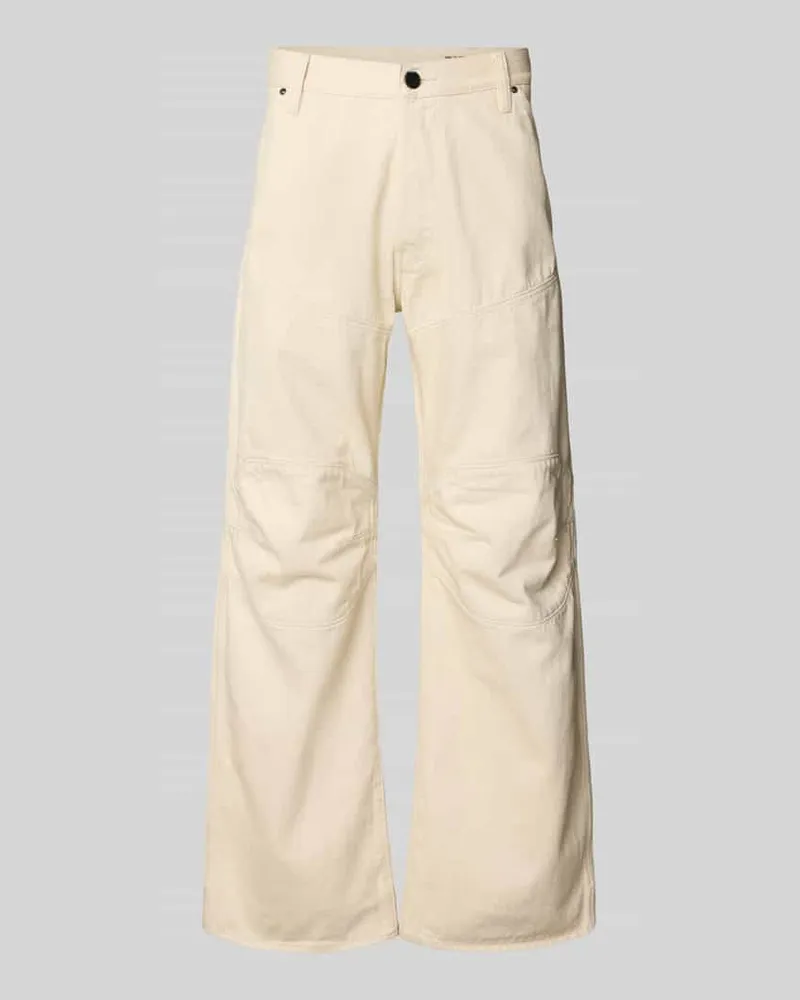 G-STAR RAW Wide Fit Jeans mit Gesäßtaschen Ecru