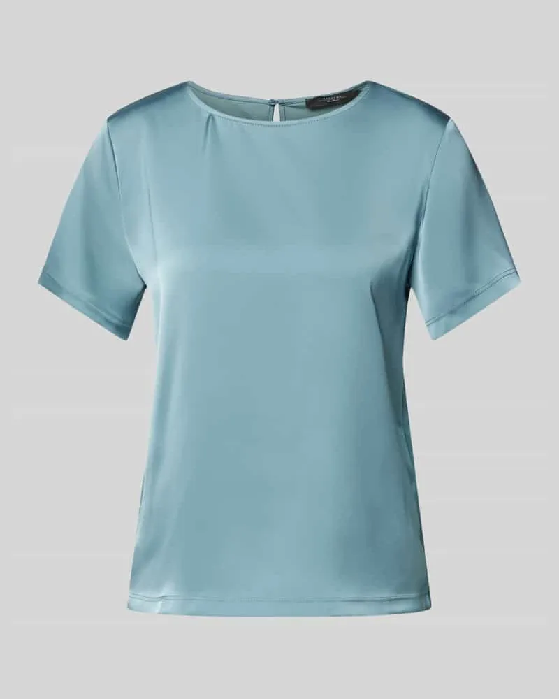 Max Mara T-Shirt mit Rundhalsausschnitt Modell 'GILBERT Hellblau