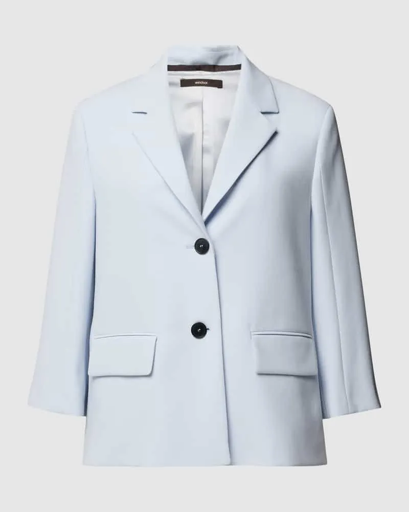 windsor. Blazer mit Viskose-Anteil und 3/4-Arm Hellblau