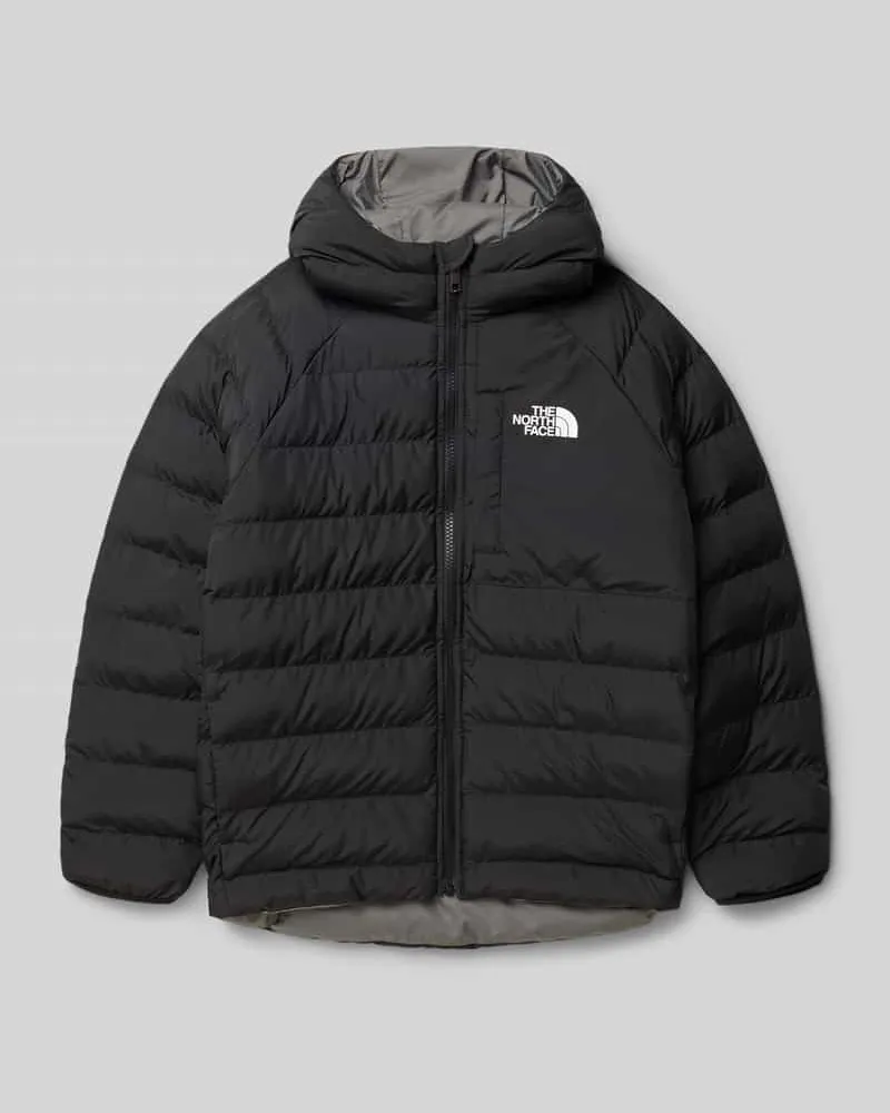 The North Face Steppjacke mit Label-Print Black