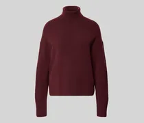 Regular Fit Rollkragenpullover aus Schurwoll-Mix