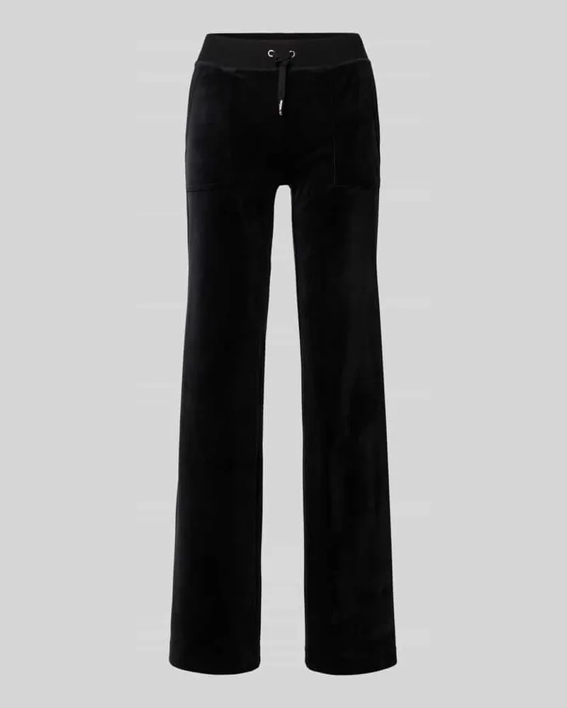 Juicy Couture Regular Fit Trackpants mit aufgesetzten Taschen Black