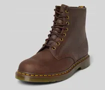 Boots aus Leder mit Label-Detail Modell 'EYE