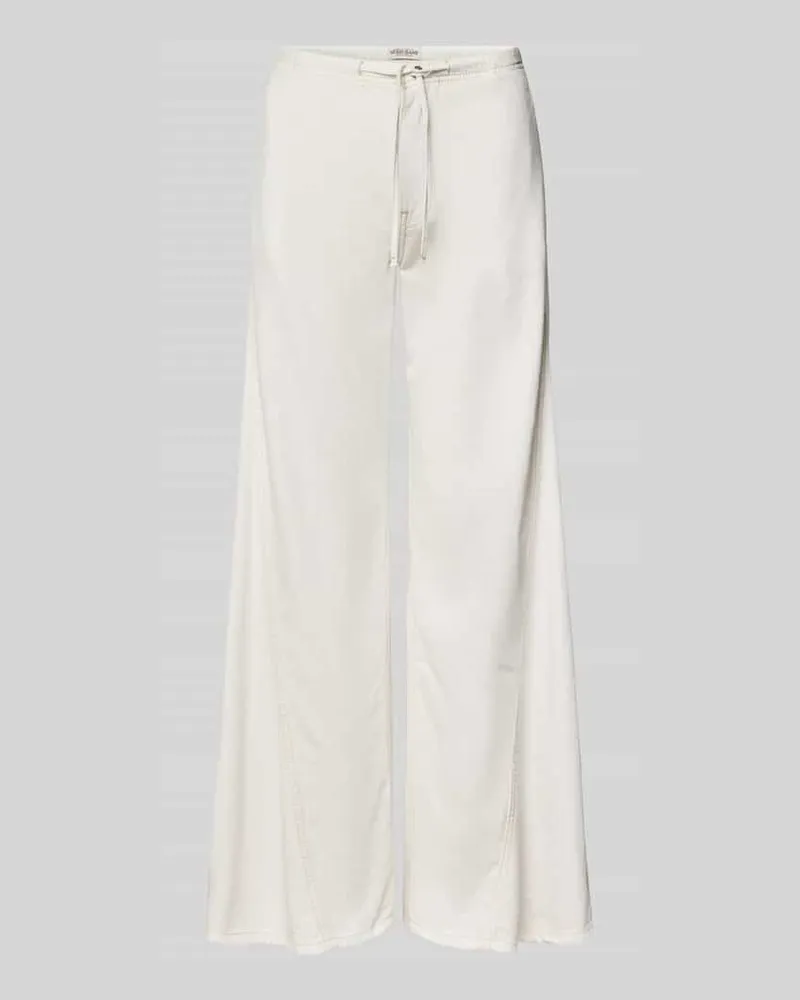 Guess Wide Leg Jeans mit Tunnelzug Weiss