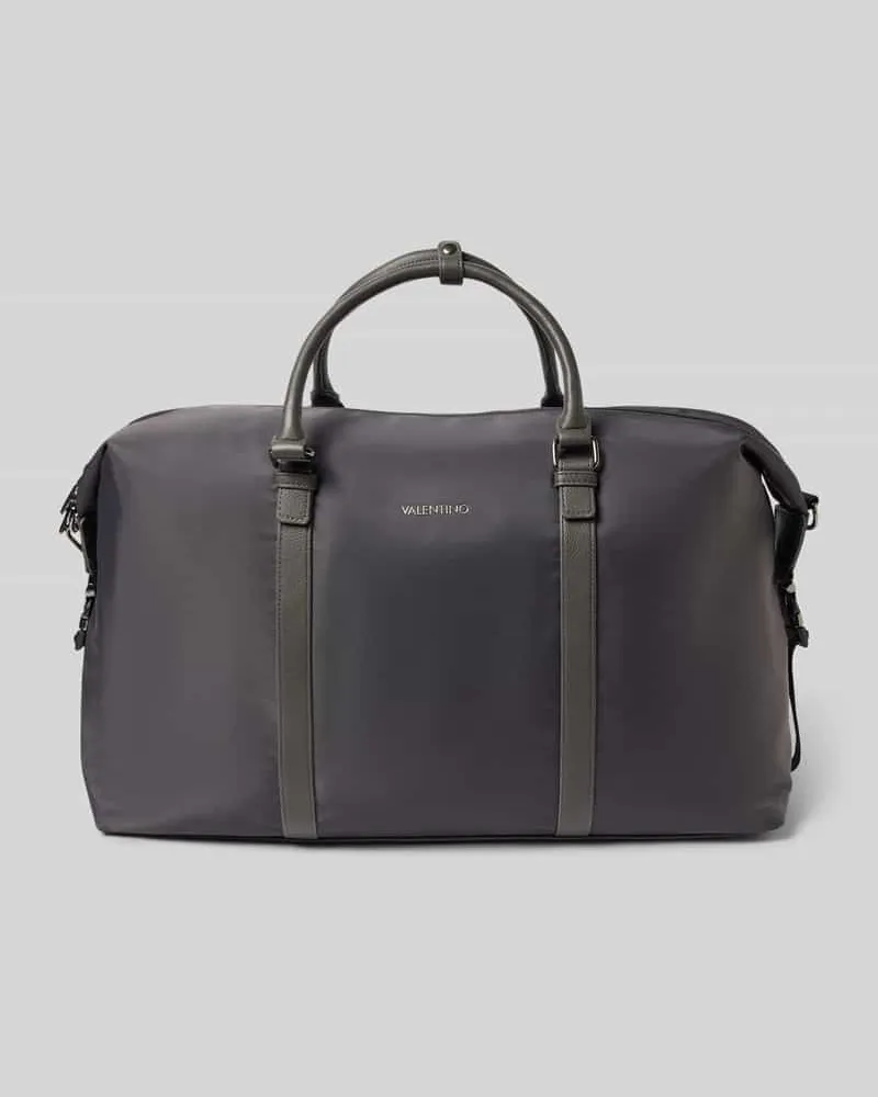 Valentino Garavani Weekender mit Label-Detail Mittelgrau