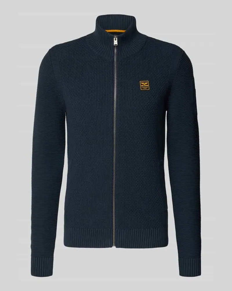 PME Legend Strickjacke mit Reißverschluss Marine