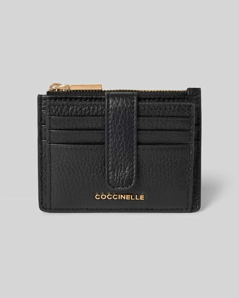 Coccinelle Portemonnaie mit Label-Detail Black