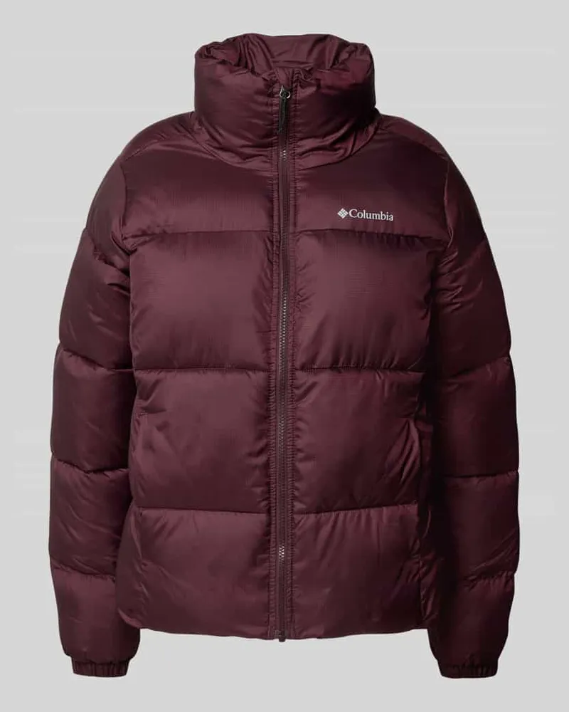 Columbia Sportswear Company Steppjacke mit Stehkragen und Reißverschluss Modell 'Puffect Pflaume