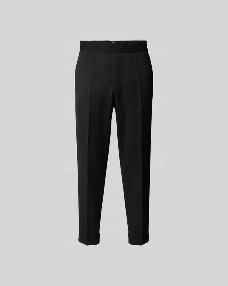 Filippa K Slim Fit Anzughose mit Woll-Anteil Black