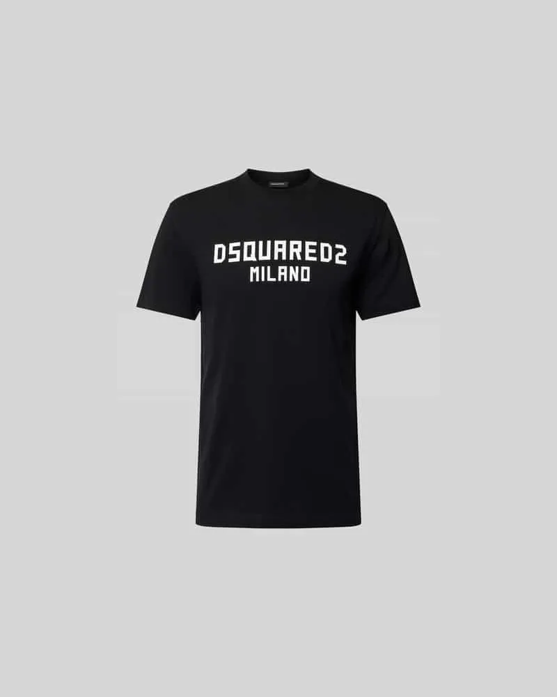 Dsquared2 Cool Fit T-Shirt aus reiner Baumwolle Black