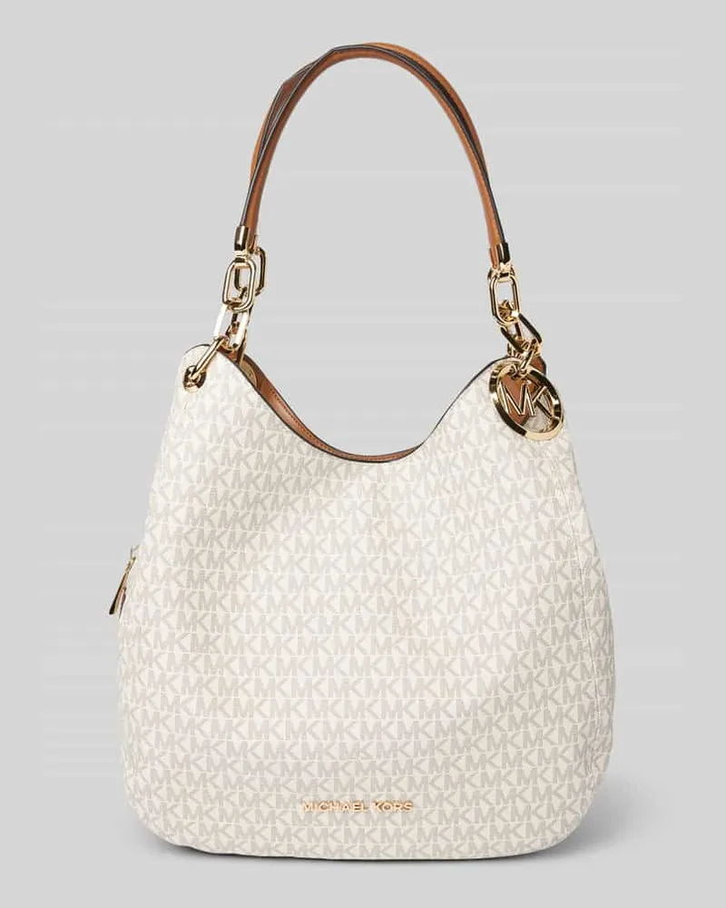 Michael Kors Handtasche mit Label-Applikation Modell 'LILLIE Offwhite