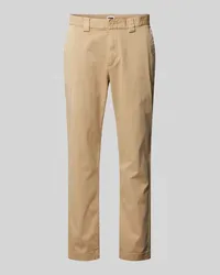 Tommy Hilfiger Regular Fit Chino mit Label-Detail Modell 'DAD Beige