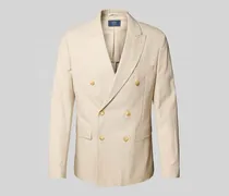 Slim Fit Sakko mit Brustleistentasche
