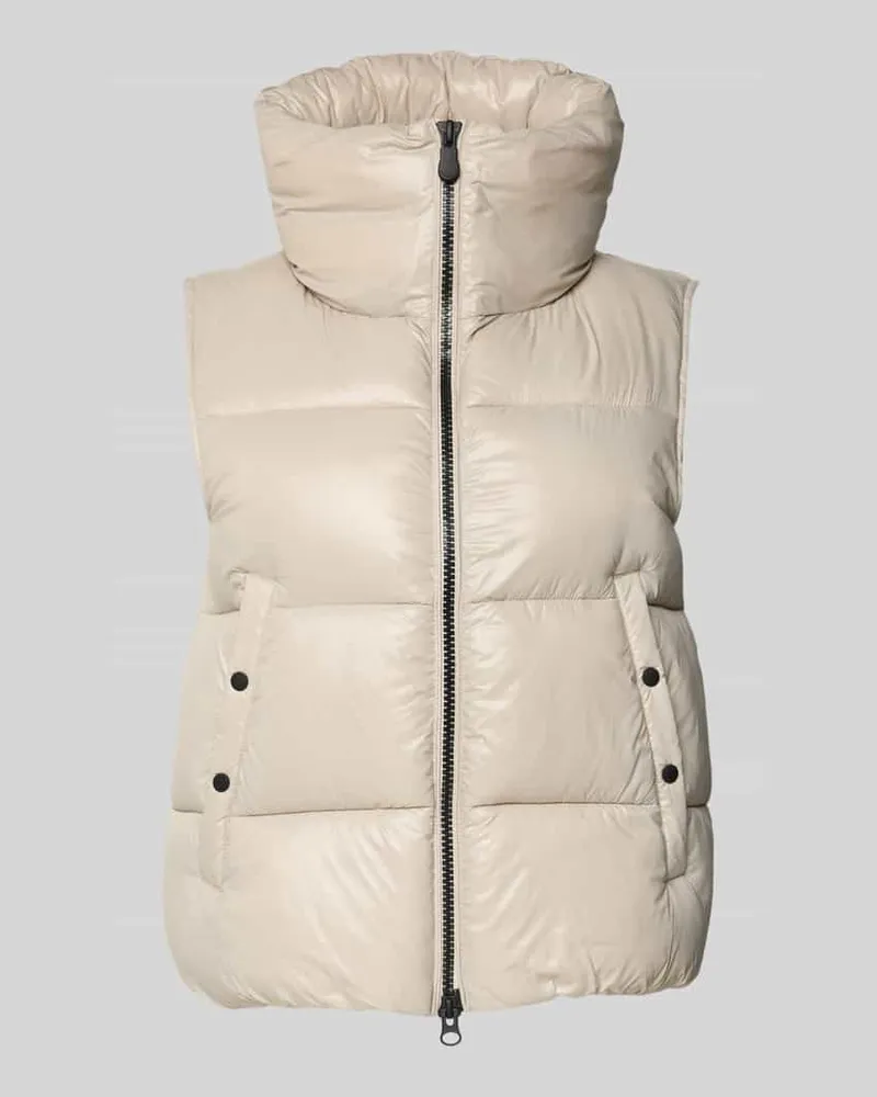 Save The Duck Steppweste mit Stehkragen Modell 'AMA Beige