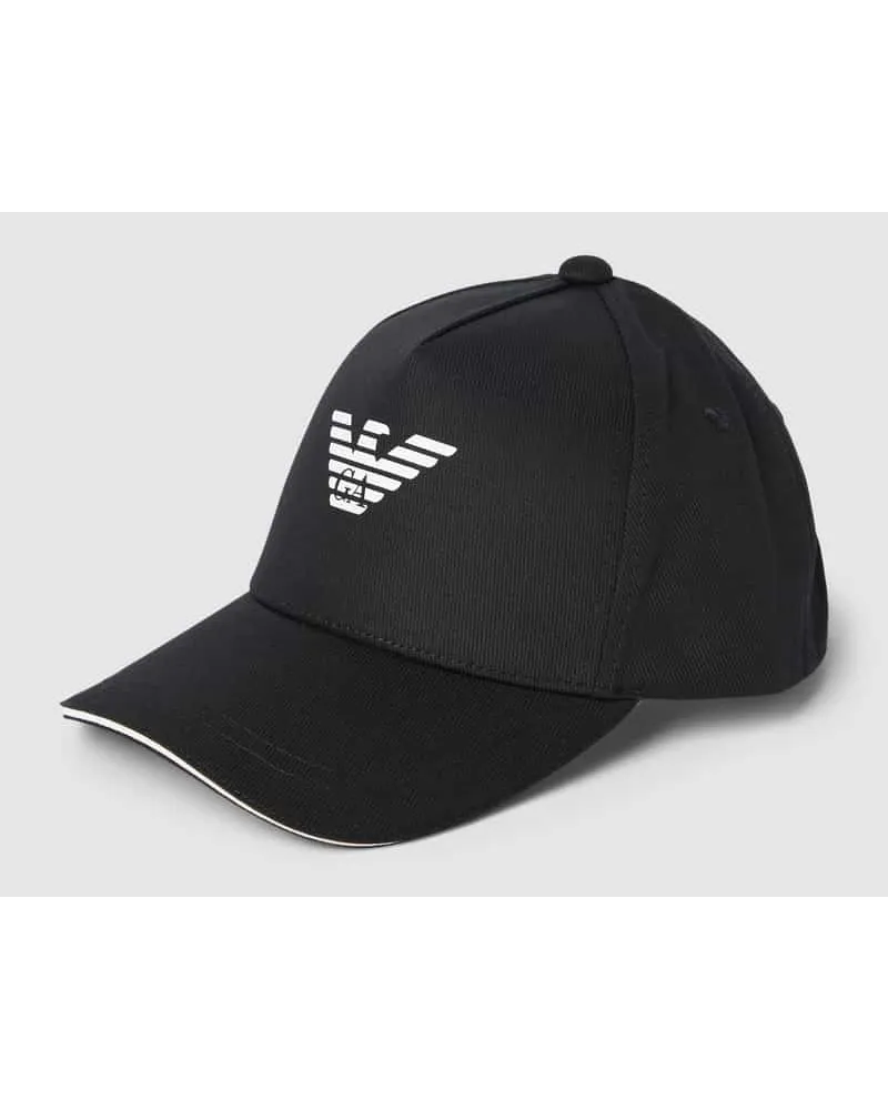 Emporio Armani Basecap mit Logo-Detail Black