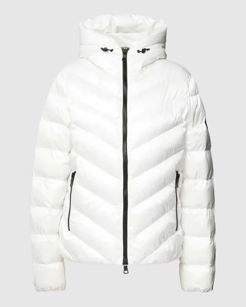 No. 1 Como Steppjacke mit Kapuze Weiss