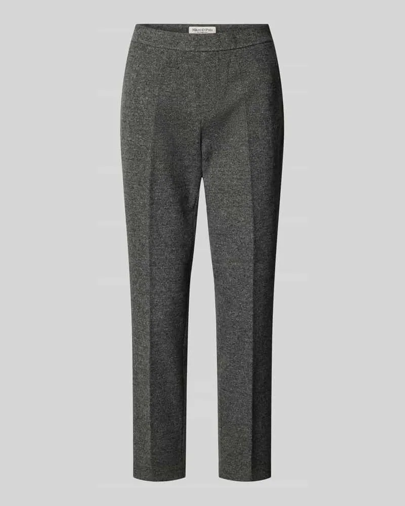 Marc O'Polo Slim Fit Anzughose aus Baumwoll-Mix Mittelgrau