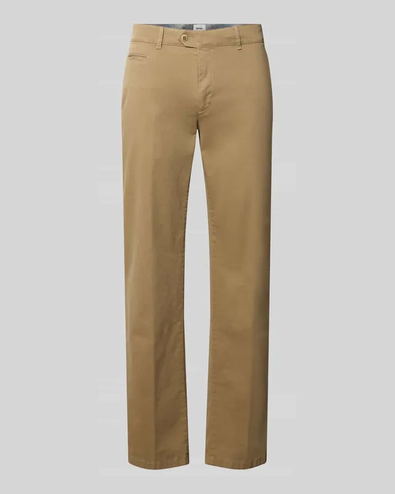 Brax Gerade Hose aus Viskose-Mix Modell 'Everest Camel