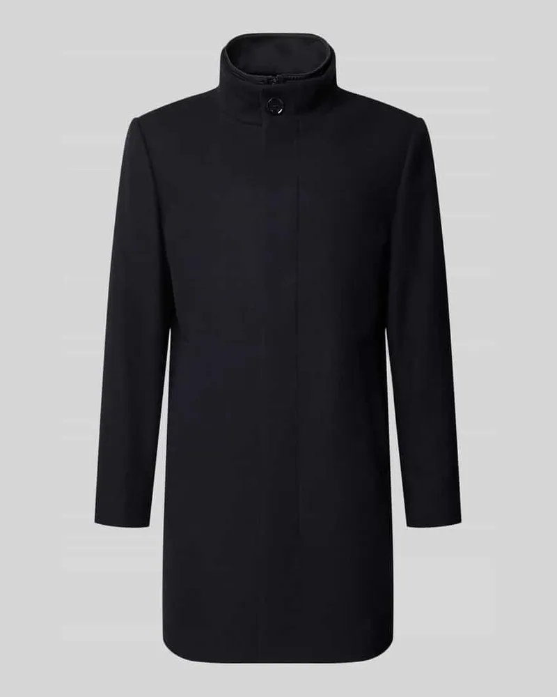 Strellson Regular Fit Kurzmantel mit Stehkragen Modell 'FINLAN Marine