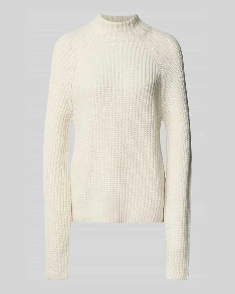 0039 Italy Strickpullover aus Kaschmir-Baumwoll-Mix Modell 'LONA Ecru