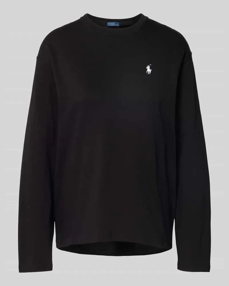 Ralph Lauren Longsleeve mit Label-Stitching Black