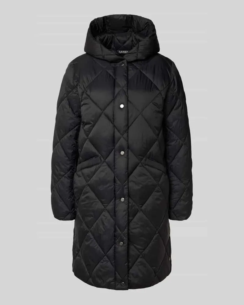 Ralph Lauren Steppmantel mit Kapuze Black