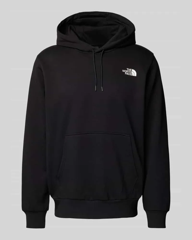 The North Face Hoodie mit Label-Print Black