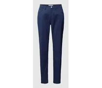 Bootcut Jeans in unifarbenem Design Modell 'STYLE.CAROLA