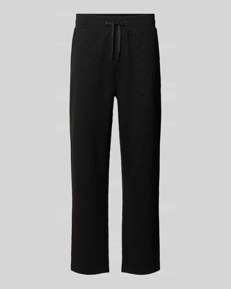 JOOP! Sweatpants aus Viskose mit elastischem Bund und Tunnelzug Black