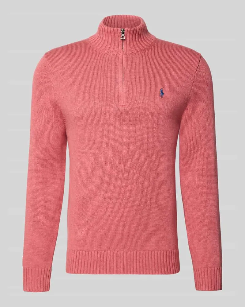 Ralph Lauren Troyer mit Label-Stitching Altrosa