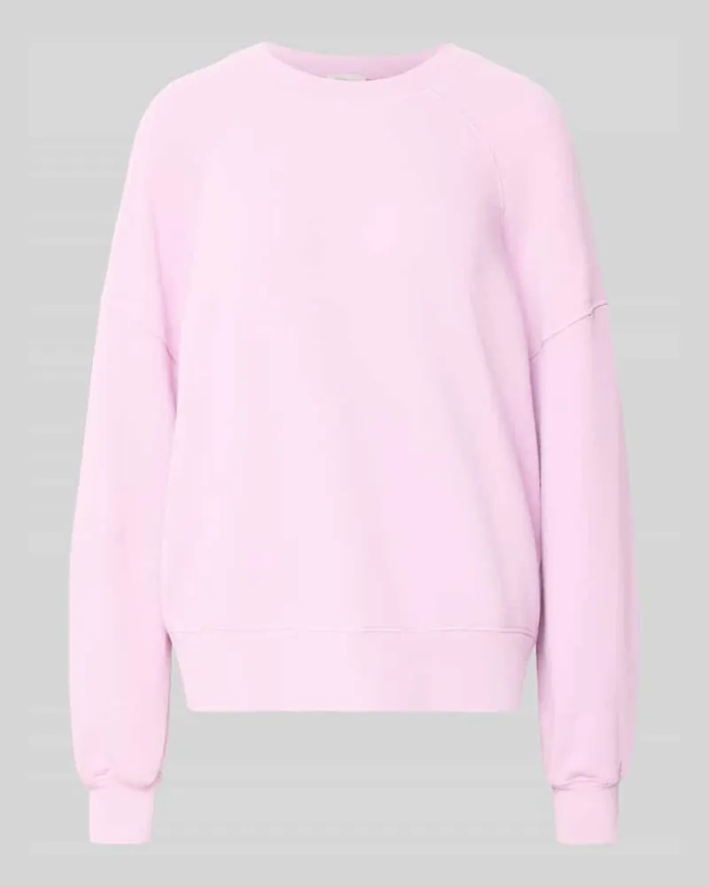 American Vintage Sweatshirt mit stark überschnittenen Schultern Modell 'ATUBAY Flieder
