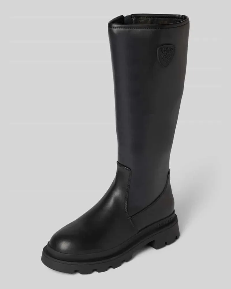 Blauer Stiefel mit Label-Detail Modell 'KIMMEL01 Black