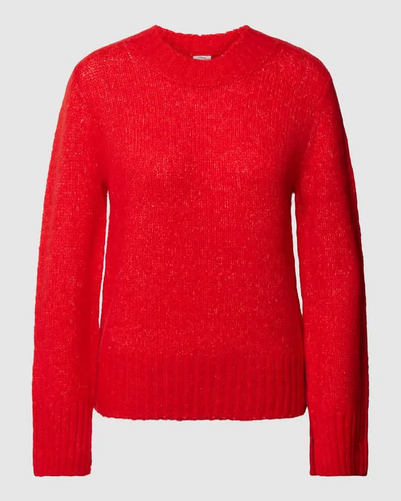 S.Oliver Strickpullover mit Rundhalsausschnitt Rot