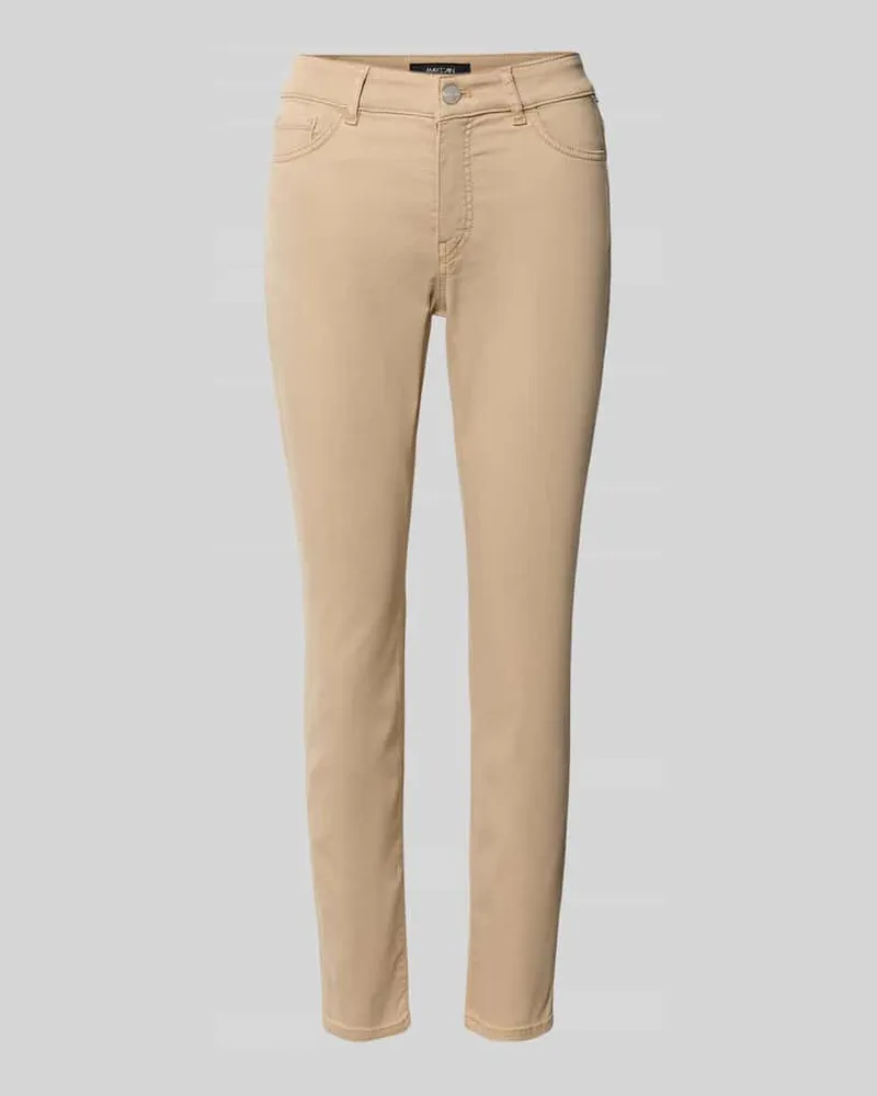 Marc Cain Flared Fit Jeans mit Lyocell-Anteil Sand