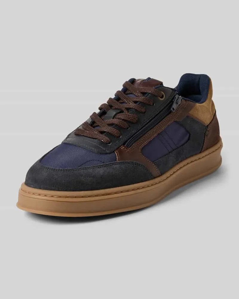 Bullboxer Sneaker mit seitlichem Reißverschluss Marine