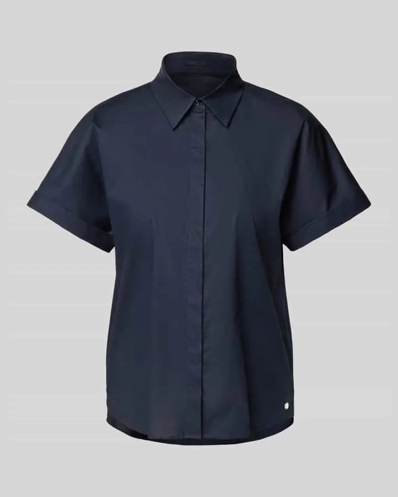 Marc Cain Regular Fit Bluse mit 1/2-Arm Marine