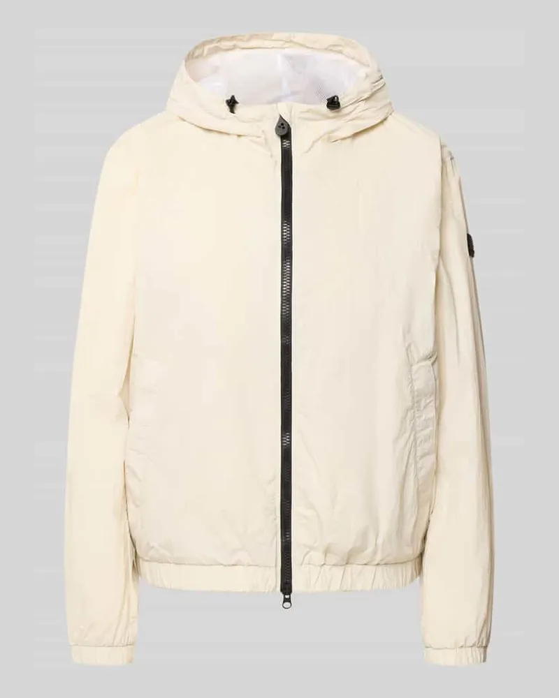 Peuterey Regular Fit Jacke mit Kapuze Modell 'Nigle Ecru