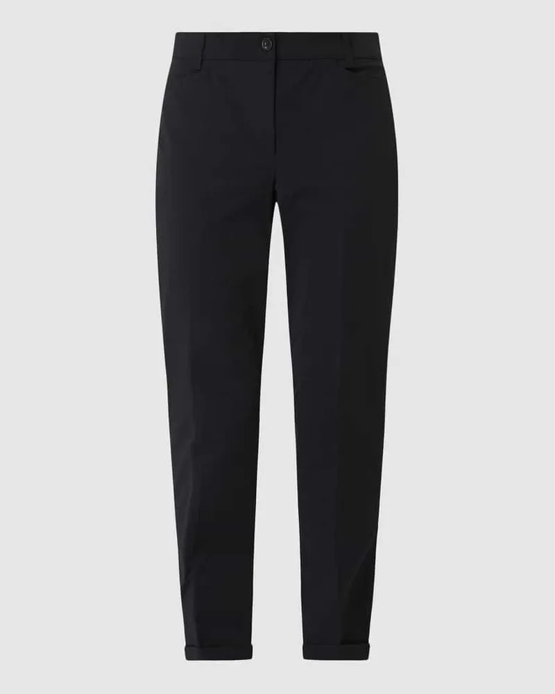 RAFFAELLO ROSSI  Stoffhose mit Stretch-Anteil Modell 'Ute Black