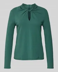 Marc Cain Longsleeve mit Knoten-Detail Dunkelgruen