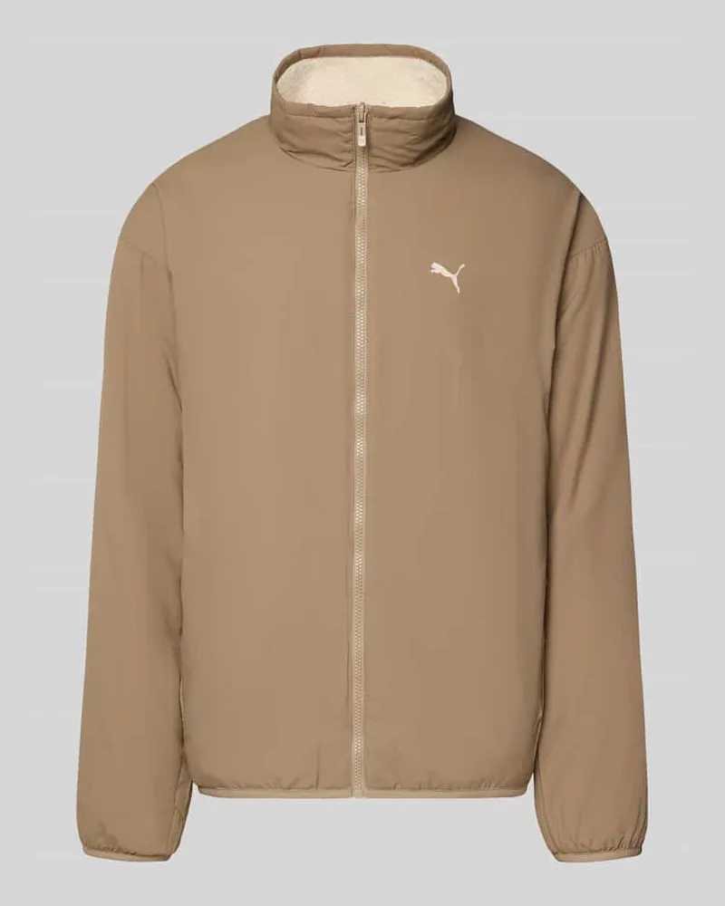 Puma Sherpa Jacket mit Reißverschluss Offwhite