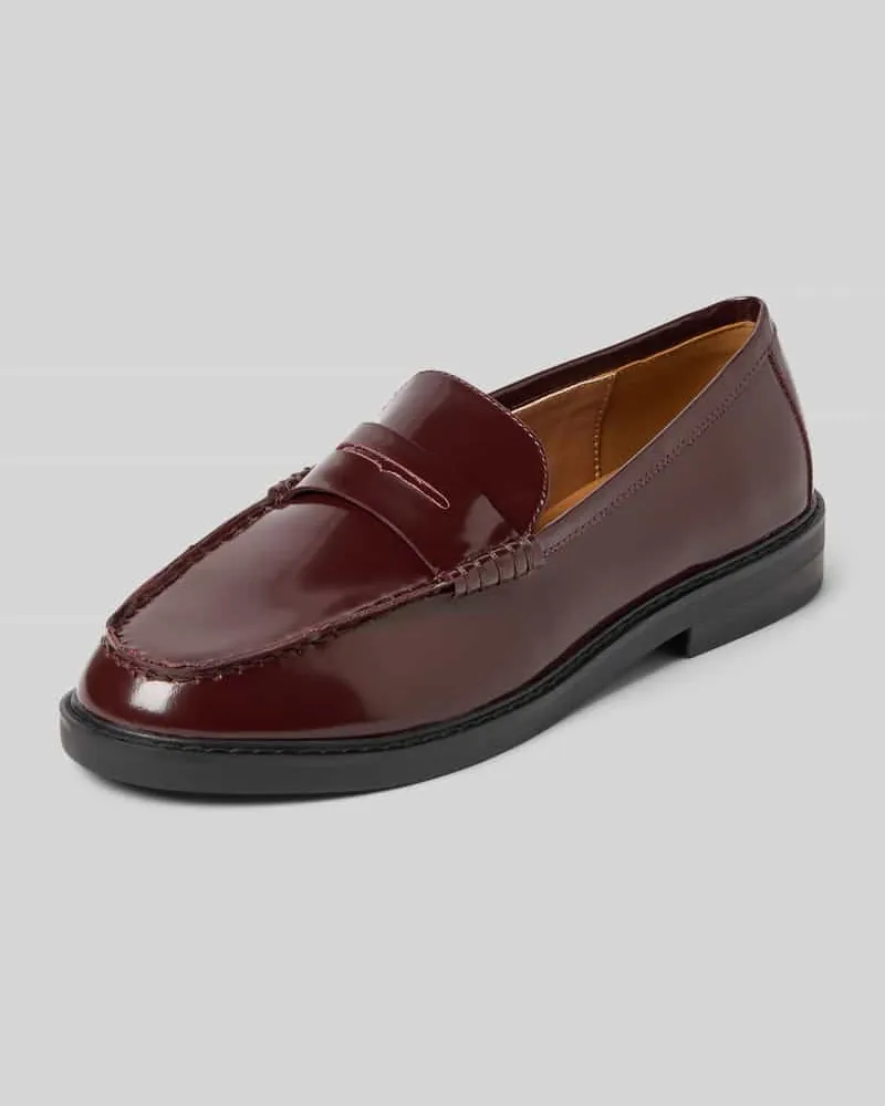 Steve Madden Loafer mit strukturierter Sohle Modell 'Adison Bordeaux