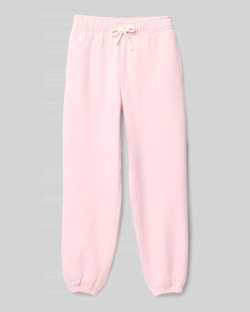 Ralph Lauren Sweatpants mit Eingrifftaschen und elastischem Bund Pink