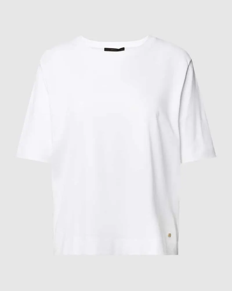 windsor. T-Shirt mit Label-Detail Weiss