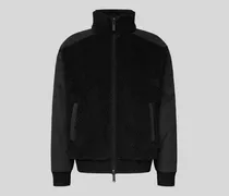 Loose Fit Jacke mit Teddyfell-Besatz