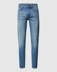 HUGO BOSS Tapered Fit Jeans Modell 'Taber Hellblau