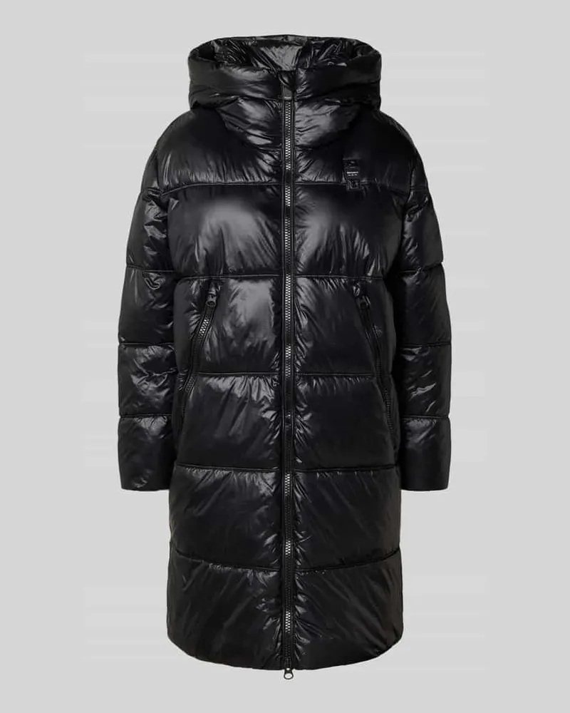 Blauer Steppmantel mit Zweiwege-Reißverschluss Modell 'ARMORY Black