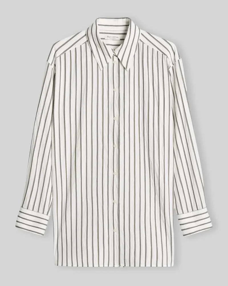 Marc O'Polo Regular Fit Langarmbluse aus Modal-Mix Offwhite